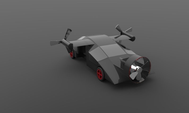 41--Terrafugia TX-1概念飞行车模型3D图纸